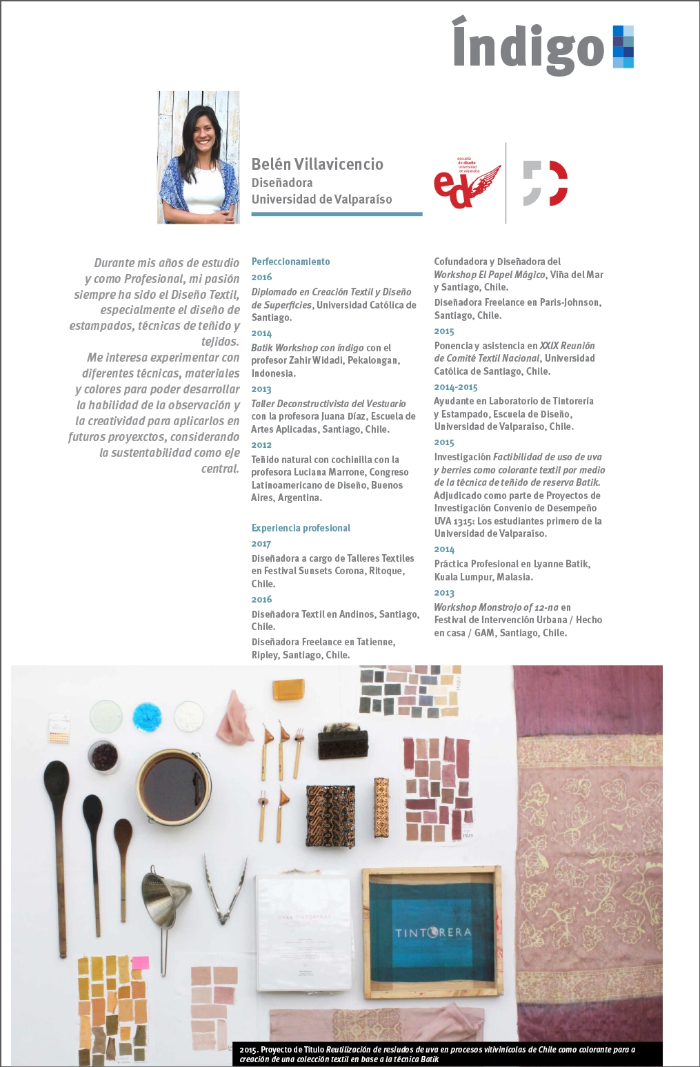 Exposición diseño uv, Belén Villavicencio