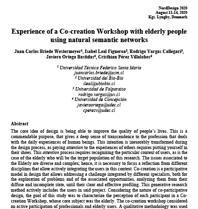 Experience of a Co-creation